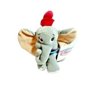 Disney Dumbo Elephant Mini Bean Bag Toy Plush 8" Tush Tag Vintage 1986 Gift